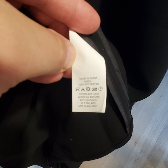 Kate Spade simple flared black dress with sequin collar - Picture 5 of 5